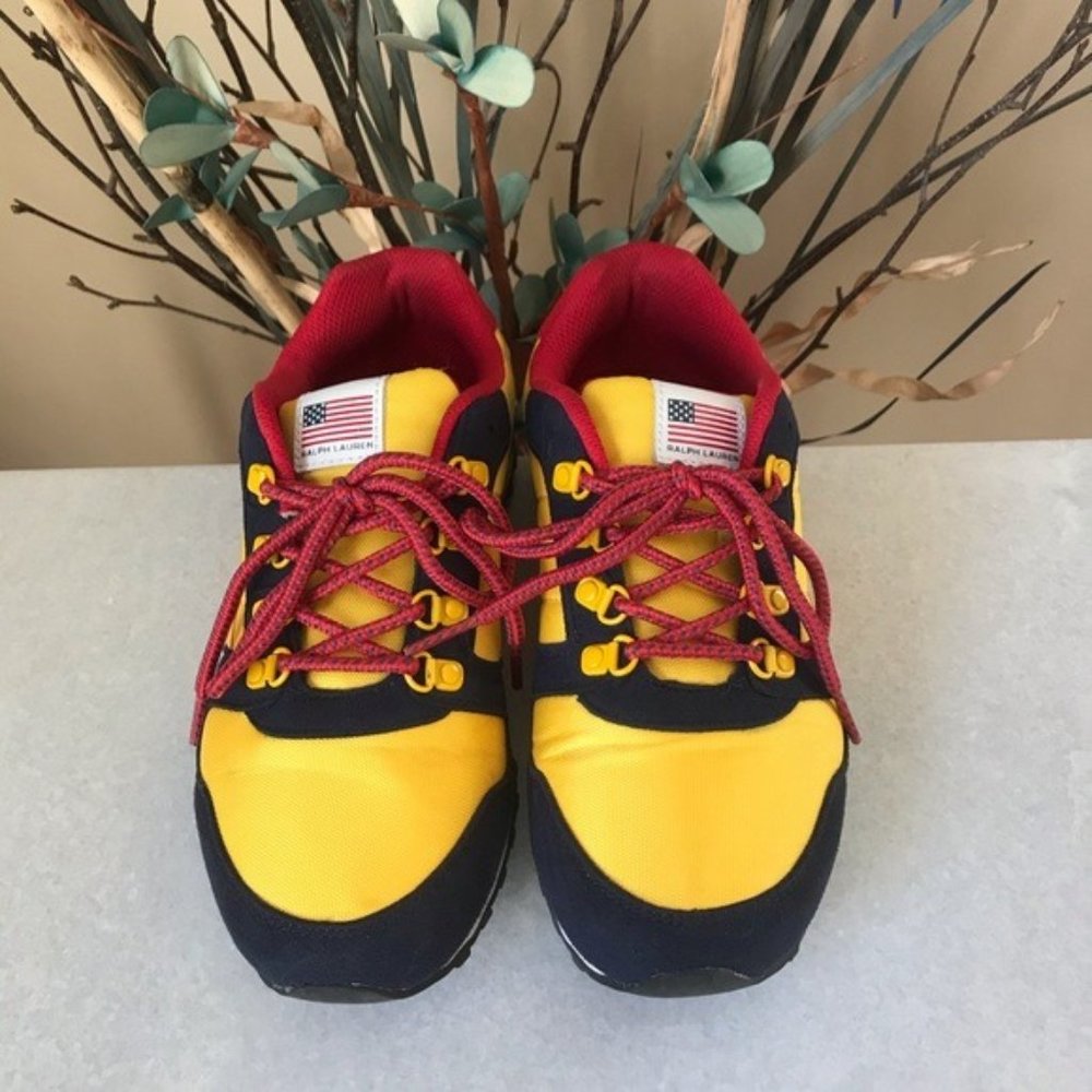 POLO Ralph Lauren Oryion Navy/Yellow/Red Sneakers
